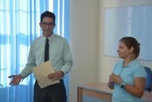 Лекція професора Браяна Ендерле в ЛДУ БЖД