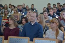 Лекція професора Браяна Ендерле в ЛДУ БЖД