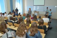 Лекція професора Браяна Ендерле в ЛДУ БЖД