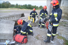 Третій день навчань: пожежний танк,  ДТП,  підведення підсумків та урочисте закриття Міжнародних польових навчань EU-CHEM-REACT