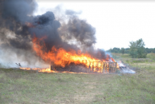 Третій день навчань: пожежний танк,  ДТП,  підведення підсумків та урочисте закриття Міжнародних польових навчань EU-CHEM-REACT