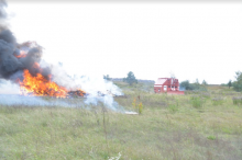 Третій день навчань: пожежний танк,  ДТП,  підведення підсумків та урочисте закриття Міжнародних польових навчань EU-CHEM-REACT