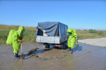 ЛДУ БЖД  спільно з ЄС проводять масштабні Міжнародні польові навчання EU-CHEM-REACT на базі полігону ДП «Екотрансенерго»