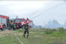Третій день навчань: пожежний танк,  ДТП,  підведення підсумків та урочисте закриття Міжнародних польових навчань EU-CHEM-REACT