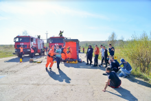 ЛДУ БЖД  спільно з ЄС проводять масштабні Міжнародні польові навчання EU-CHEM-REACT на базі полігону ДП «Екотрансенерго»