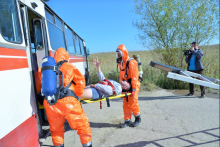 ЛДУ БЖД  спільно з ЄС проводять масштабні Міжнародні польові навчання EU-CHEM-REACT на базі полігону ДП «Екотрансенерго»