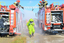 ЛДУ БЖД  спільно з ЄС проводять масштабні Міжнародні польові навчання EU-CHEM-REACT на базі полігону ДП «Екотрансенерго»