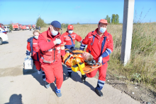 ЛДУ БЖД  спільно з ЄС проводять масштабні Міжнародні польові навчання EU-CHEM-REACT на базі полігону ДП «Екотрансенерго»