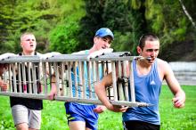 В  Університету відбулись змагання з кросфіту приурочені до святкування Дня пожежної охорони (ВІДЕО)