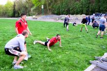 В  Університету відбулись змагання з кросфіту приурочені до святкування Дня пожежної охорони (ВІДЕО)