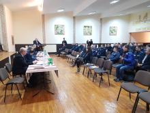 Курсанти 4-го та 5-го курсів прийняли участь у показовому навчанні з питань цивільного захисту яке відбулось на базі відокремленого підрозділу “Шахта “Степова” 