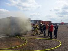 Курсанти ЛДУ БЖД та пожежні з країн ЄС та США вчилися реагувати на надзвичайні ситуації транскордонного характеру Курсанти ЛДУ БЖД та пожежні з країн ЄС та США вчилися реагувати на надзвичайні ситуації транскордонного характеру