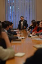 Секретар  Ради молодих вчених ЛДУ БЖД взяв участь у  робочій зустрічі академіка НАН України  Зіновія Назарчука  з головами Рад молодих вчених