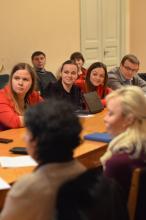 Секретар  Ради молодих вчених ЛДУ БЖД взяв участь у  робочій зустрічі академіка НАН України  Зіновія Назарчука  з головами Рад молодих вчених