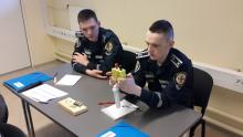 Курсанти Університету продовжують проходити базовий курс розмінування на базі школи рятувальників у м.Вяйке-Марья Естонської Республіки