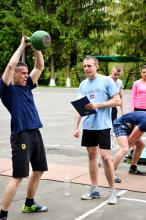 В  Університету відбулись змагання з кросфіту приурочені до святкування Дня пожежної охорони (ВІДЕО)