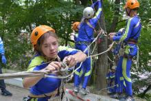 Юні рятувальники завжди на по готові: в Університеті продовжується збір-навчання «Школа безпеки»