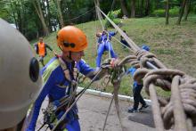 Юні рятувальники завжди на по готові: в Університеті продовжується збір-навчання «Школа безпеки»
