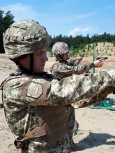 ​Студенти кафедри військової підготовки Університету відпрацювали навчальні вправи із стрільби на навчальному полігоні смт Старичі
