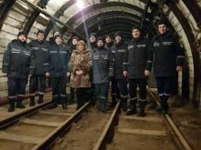 Курсанти 4-го та 5-го курсів прийняли участь у показовому навчанні з питань цивільного захисту яке відбулось на базі відокремленого підрозділу “Шахта “Степова” 