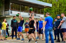 В  Університету відбулись змагання з кросфіту приурочені до святкування Дня пожежної охорони (ВІДЕО)