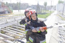 Практика, практика і ще раз практика: курсанти Університету вдосконалюють практичні навички з гасіння пожеж в резервуарах із нафтою та нафтопродуктами