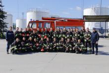 Практика, практика і ще раз практика: курсанти Університету вдосконалюють практичні навички з гасіння пожеж в резервуарах із нафтою та нафтопродуктами