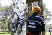 Відпрацювання вправ на базі висотно-рятувального комплексу «Альпін-парк»