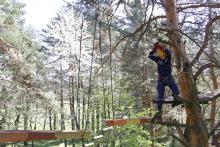 Відпрацювання вправ на базі висотно-рятувального комплексу «Альпін-парк»