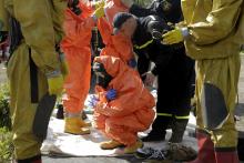 Курсанти Університету вдосконалюють практичні вміння щодо ліквідації аварій на хімічно-небезпечних об’єктах Курсанти Університету вдосконалюють практичні вміння щодо ліквідації аварій на хімічно-небезпечних об’єктах