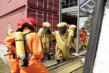 Курсанти Університету вдосконалюють практичні вміння щодо ліквідації аварій на хімічно-небезпечних об’єктах Курсанти Університету вдосконалюють практичні вміння щодо ліквідації аварій на хімічно-небезпечних об’єктах