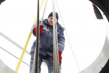 На базі багатофункціонального тренажеру для практичної підготовки рятувальників Університету розпочались практичні заняття