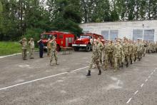 На кафедрі військової підготовки Львівського державного університету безпеки життєдіяльності завершились навчання майбутніх офіцерів запасу 