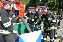 Практичне заняття на тему «Забір та нагнітання води з використанням насосного устаткування пожежних автоцистерн»