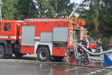 Практичне заняття на тему «Забір та нагнітання води з використанням насосного устаткування пожежних автоцистерн»