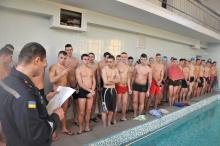 В Університеті відбулося тестування курсантів та студентів 3- го курсу з плавання для проходження курсів цільового призначення за напрямом підготовки «Плавець рятувальник»