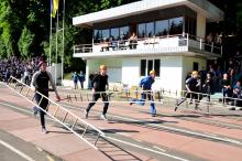 В рамках спартакіади  2015-2016  на навчально-спортивному комплексі Університету відбулися змагання з пожежно-прикладного спорту  