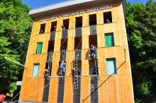 В рамках спартакіади  2015-2016  на навчально-спортивному комплексі Університету відбулися змагання з пожежно-прикладного спорту  