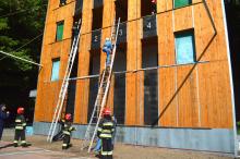 В рамках спартакіади  2015-2016  на навчально-спортивному комплексі Університету відбулися змагання з пожежно-прикладного спорту  