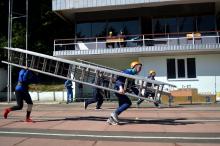 В рамках спартакіади  2015-2016  на навчально-спортивному комплексі Університету відбулися змагання з пожежно-прикладного спорту  