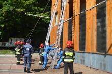 В рамках спартакіади  2015-2016  на навчально-спортивному комплексі Університету відбулися змагання з пожежно-прикладного спорту  