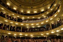 Урочиста Академія з нагоди святкування Дня народження Львівського державного університету безпеки життєдіяльності на сцені Львівського національного академічного театру опери та балету імені Соломії Крушельницької