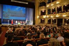 Урочиста Академія з нагоди святкування Дня народження Львівського державного університету безпеки життєдіяльності на сцені Львівського національного академічного театру опери та балету імені Соломії Крушельницької