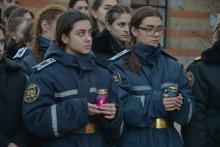 Курсанти університету долучилися до Загальнонаціональної хвилини мовчання та громадської акції «Запали свічку пам’яті»