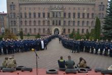 Ректорат, науково-педагогічний колектив, курсанти та студенти вшанували нетлінну пам'ять Героїв Небесної Сотні