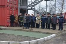 На базі Навчально-тренувального полігону Університету відкрили багатофункціональний тренажер для практичної підготовки рятувальників