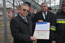 На базі Навчально-тренувального полігону Університету відкрили багатофункціональний тренажер для практичної підготовки рятувальників