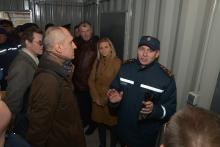 На базі Навчально-тренувального полігону Університету відкрили багатофункціональний тренажер для практичної підготовки рятувальників