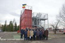 На базі Навчально-тренувального полігону Університету відкрили багатофункціональний тренажер для практичної підготовки рятувальників