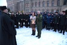 Віфлеємський Вогонь Миру в університетському храмі